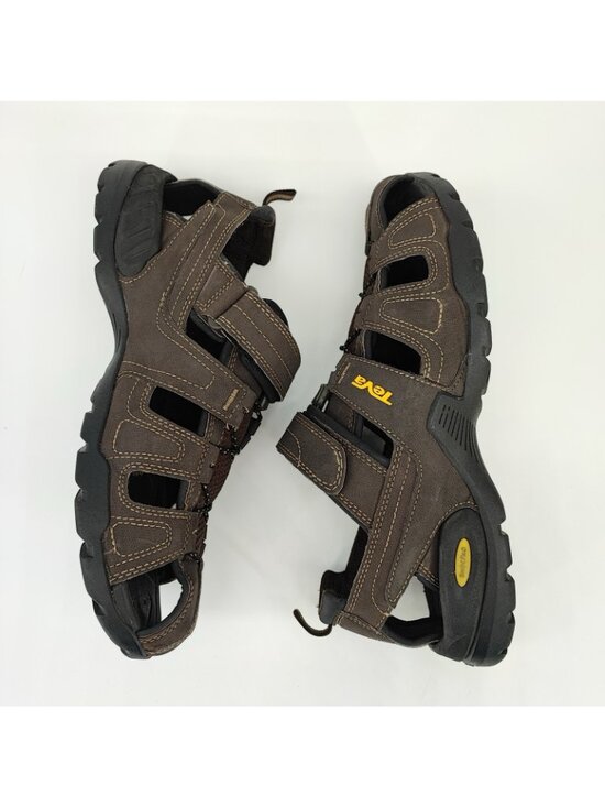 Teva Kitling Men\'s Size 10 Sandals Synthetic Brown Fisherman Water F10013D main image 5
